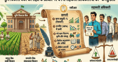 भूमि विकास बैंकों की सेहत के आधार पर बनेगी सहकारी अधिकारियों की “कर्मकुंडली”